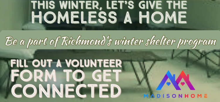 Winter Shelter: Find your place to serve the homeless