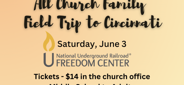 Join us at the Cincinnati Underground Railroad Museum